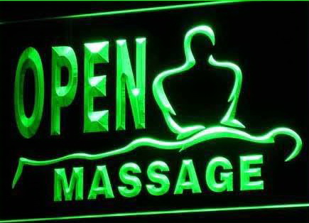 OPEN Massage Body Foot Shop Ads Neon Light Sign